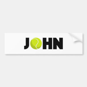Autocollant De Voiture John Tennis