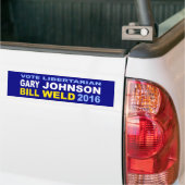 Autocollant De Voiture Johnson-Soudure libertaire 2016 de vote (Sur camion)