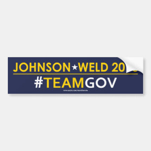 Autocollant De Voiture Johnson/#TEAMGOV libertaire adhésif pour