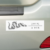 Autocollant De Voiture Joignez ou mourez (le blanc) (En voiture)