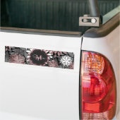 Autocollant De Voiture Joli Rose Gold Floral Illustration Motif (Sur camion)