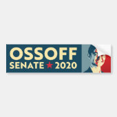 Autocollant De Voiture Jon Ossoff 2020 (Devant)