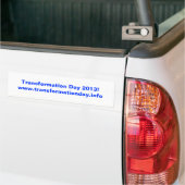 Autocollant De Voiture Jour 2013 de transformation ! bumpersticker (Sur camion)