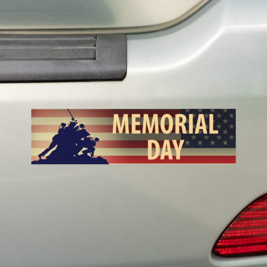 Autocollant De Voiture Jour du Souvenir (En voiture)