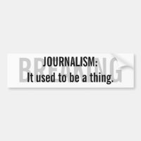 "Journalisme : Il était adhésif pour pare-chocs
