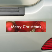 Autocollant De Voiture Joyeuse couronne de Noël (En voiture)