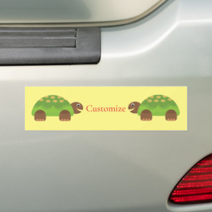 Autocollant De Voiture Joyeuse tortue souriante Thunder_Cove