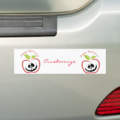 Autocollant De Voiture Joyeux Appleween Jack O'lantern Thunder_Cove (En voiture)