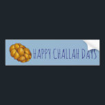 Autocollant De Voiture Joyeux Jours de Challah Hanoukka Chanukah Holiday<br><div class="desc">Il présente une illustration originale d'une miche de pain d'allah tressé, avec HAPPY CHALLAH DAYS dans une police amusante. Super pour Hanoukka ! Cette illustration de vacances est également disponible sur d'autres produits. Ne vois-tu pas ce que tu cherches ? Vous avez besoin d'aide pour la personnalisation ? Contactez Rebecca...</div>