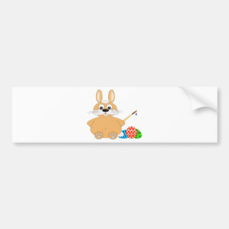 Autocollant De Voiture Joyeux Lapin de Pâques