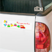 Autocollant De Voiture Joyeux Train pour enfants (Sur camion)