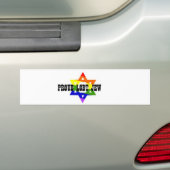 Autocollant De Voiture Juif fier de LGBT (En voiture)
