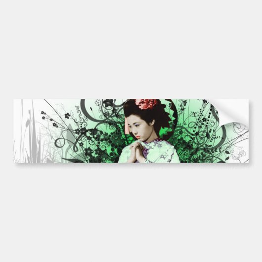 Autocollant De Voiture Julzips - geisha (Devant)