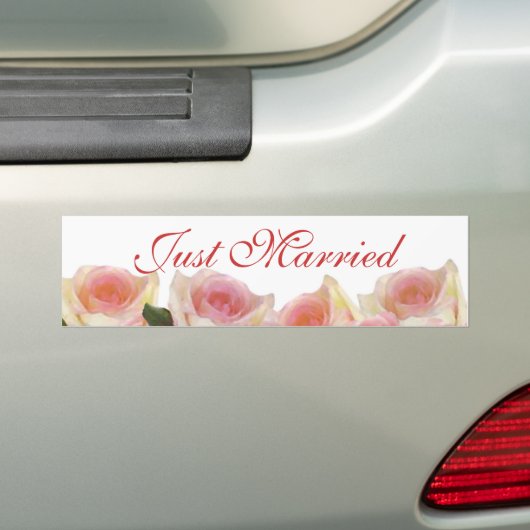 Autocollant De Voiture Juste adhésif pour pare-chocs marié (En voiture)