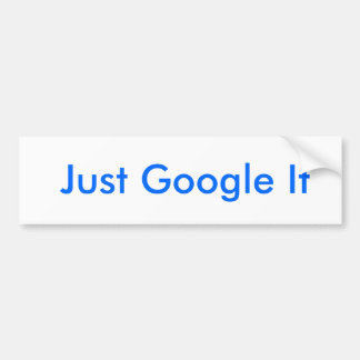Autocollant De Voiture Juste Google il adhésif pour pare-chocs