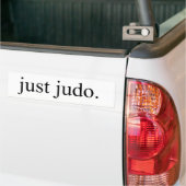 Autocollant De Voiture Juste judo (Sur camion)