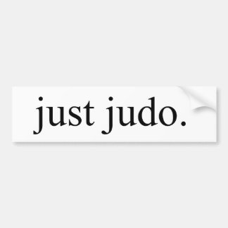 Autocollant De Voiture Juste judo