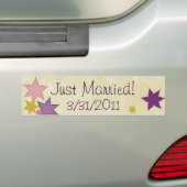 Autocollant De Voiture Juste marié (En voiture)