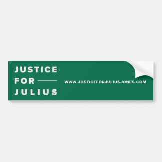 Autocollant De Voiture Justice for Julius Jones Bumper Sticker