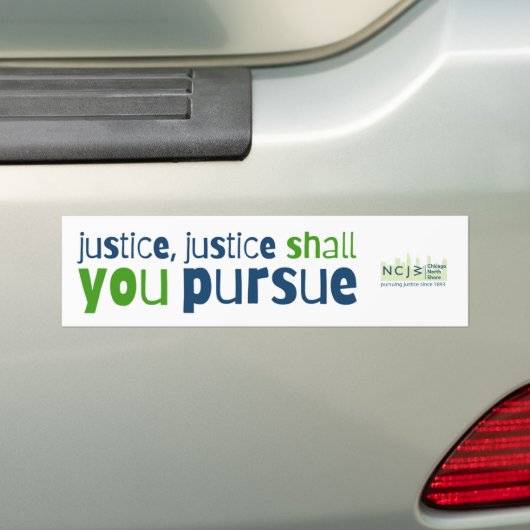 Autocollant De Voiture Justice, Justice, Vous Pourrez Poursuivre Un Stick (En voiture)