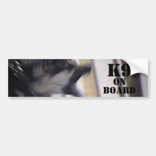 Autocollant De Voiture K9 à bord