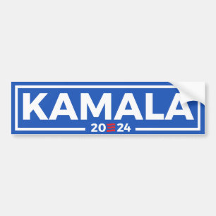 AUTOCOLLANT DE VOITURE KAMALA 2024