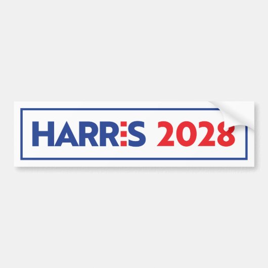 Autocollant De Voiture Kamala Harris 2028 (Devant)
