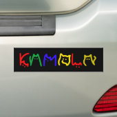 Autocollant De Voiture Kamala Harris - Cat Lettering (En voiture)