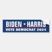 Autocollant De Voiture Kamala Harris Joe Biden démocrate aux élections de (Devant)
