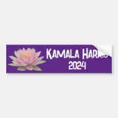 Autocollant De Voiture Kamala Harris Lotus 2024 (Devant)