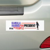 Autocollant De Voiture Kamala Harris pour le président (En voiture)