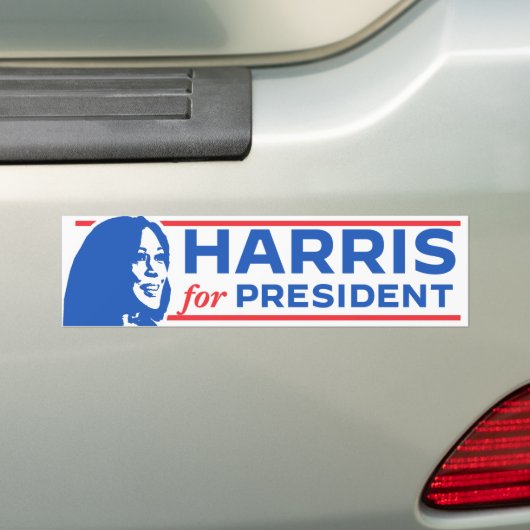 Autocollant De Voiture Kamala Harris pour le président 2024 (En voiture)