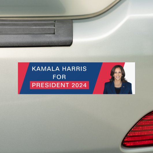Autocollant De Voiture Kamala Harris pour le président démocrate 2024 (En voiture)
