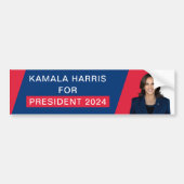 Autocollant De Voiture Kamala Harris pour le président démocrate 2024 (Devant)