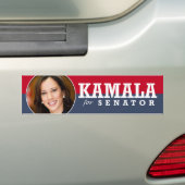 AUTOCOLLANT DE VOITURE KAMALA HARRIS POUR LE SÉNATEUR (En voiture)