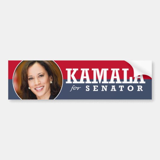 AUTOCOLLANT DE VOITURE KAMALA HARRIS POUR LE SÉNATEUR (Devant)