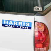 Autocollant De Voiture Kamala Harris Tim Walz 2024 (Sur camion)