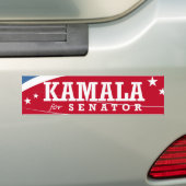 AUTOCOLLANT DE VOITURE KAMALA POUR LE SÉNATEUR (En voiture)