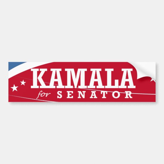 AUTOCOLLANT DE VOITURE KAMALA POUR LE SÉNATEUR (Devant)
