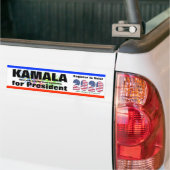 AUTOCOLLANT DE VOITURE KAMALA POUR PRÉSIDENT - 2020 - (Sur camion)