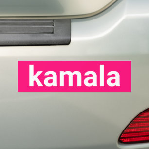 Autocollant De Voiture kamala simple minimaliste moderne rose chaud