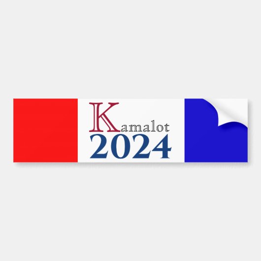Autocollant De Voiture Kamalot 2024 Bumpersticker (Devant)