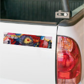 Autocollant De Voiture Kandinsky 1913 Peinture Abstraite (Sur camion)