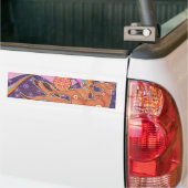 Autocollant De Voiture Kangourou rêvant l'aube (Sur camion)