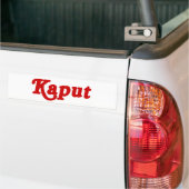 AUTOCOLLANT DE VOITURE KAPUT ♦ NE FONCTIONNE PAS ♦ (Sur camion)