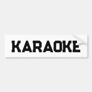Autocollant De Voiture Karaoke