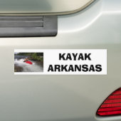 Autocollant De Voiture Kayak Arkansas (En voiture)