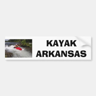 Autocollant De Voiture Kayak Arkansas