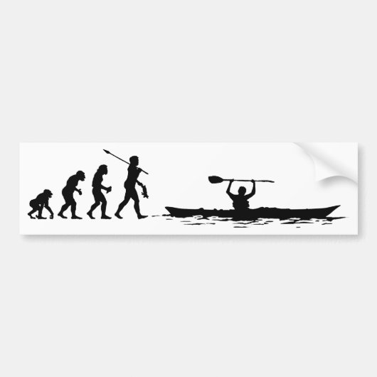 Autocollant De Voiture Kayaker (Devant)