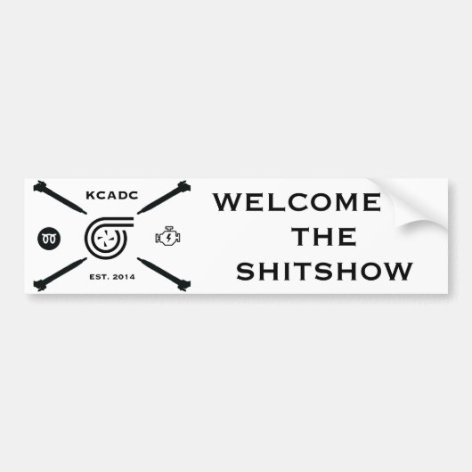 AUTOCOLLANT DE VOITURE KCADC_LOGO_BUMPER (Devant)